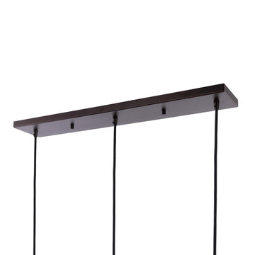 Ibiza Island 30" Seagrass/Metal Bohemian Coastal LED Pendant - JONATHAN Y